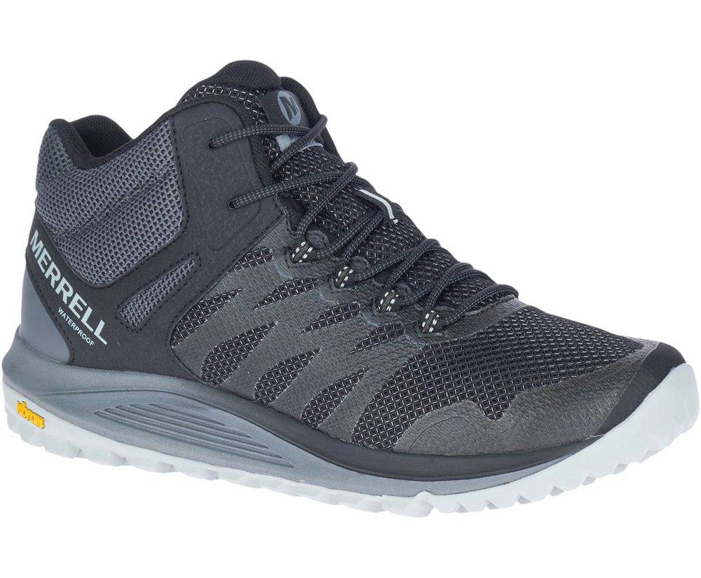 Tenis Homem - Merrell Nova 2 Mid Waterproof Wide Width - Pretas - BKN628594